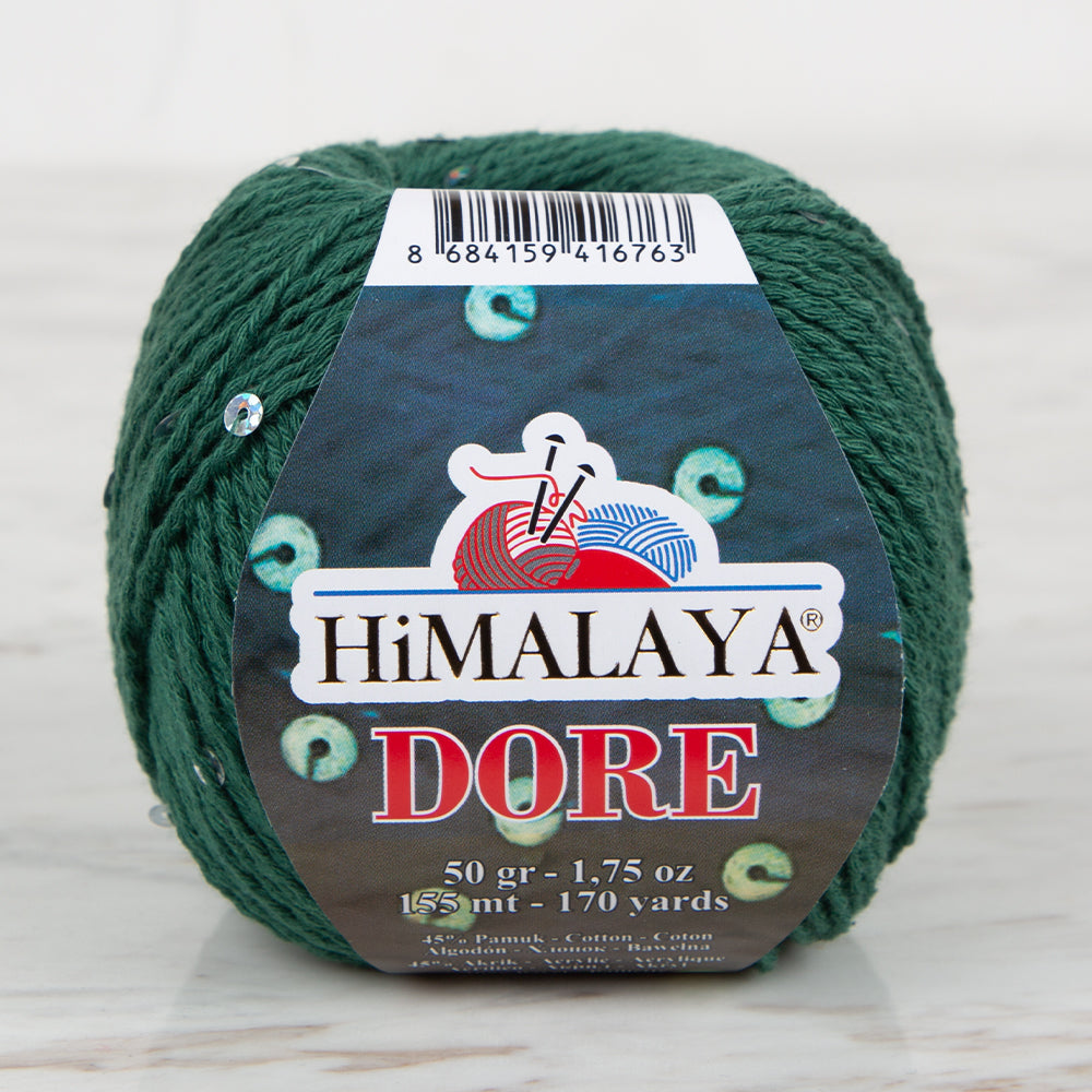 Himalaya Dore Pullu Yeşil El Örgü İpl - 61410
